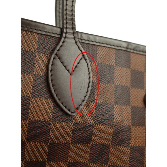 Louis Vuitton MM Bag Tote Neverfull Damier - Picture 7 of 8